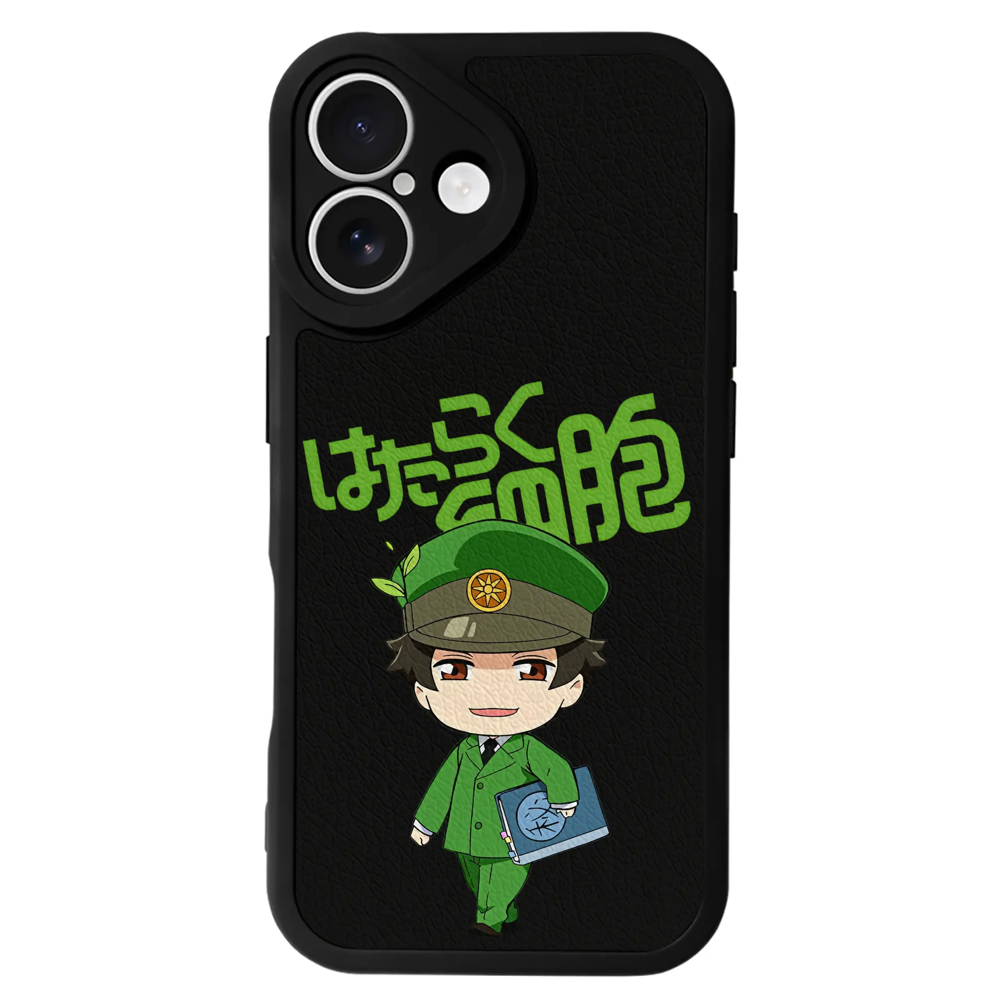 はたらく細胞 グッズ,樹状細胞 - IPhone 16シリーズ対応 ・ シリコンスマホケース ・ レザー調 ・ 高精度フィット ・ 耐衝撃 ・ ワイヤレス充電対応 ・ 精密カット